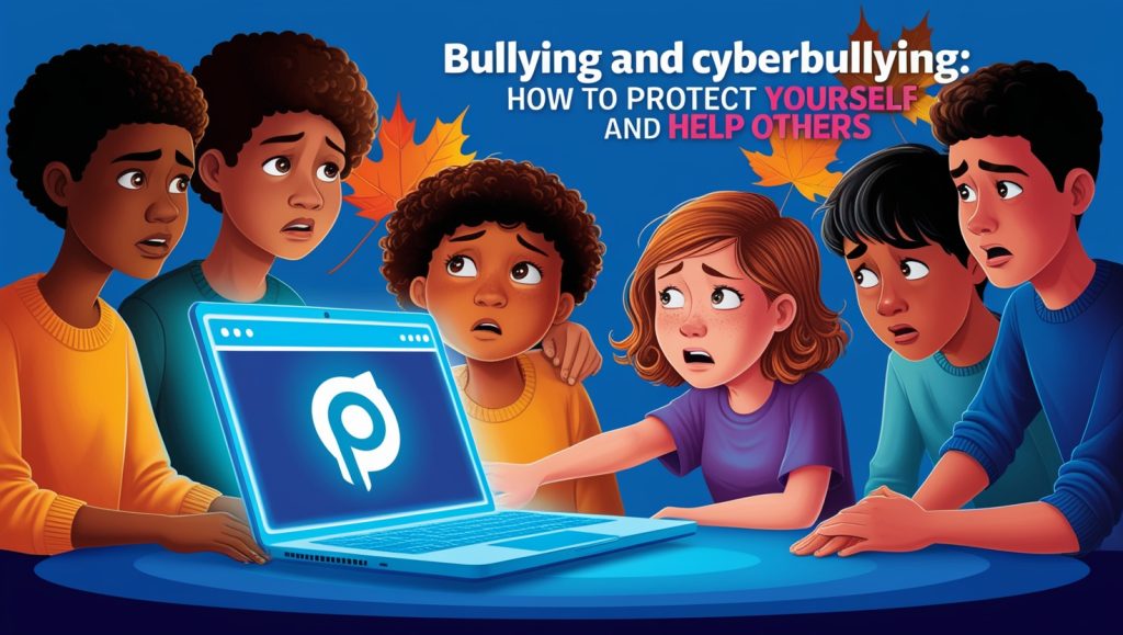 What are the warning signs of bullying and cyberbullying in children?
